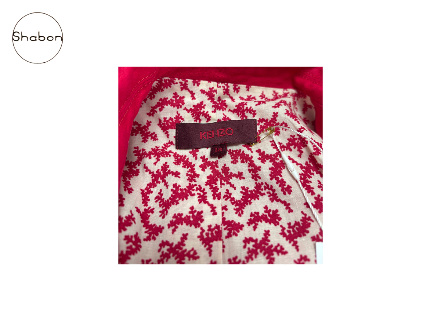 Kenzo Pink Panel Blazer