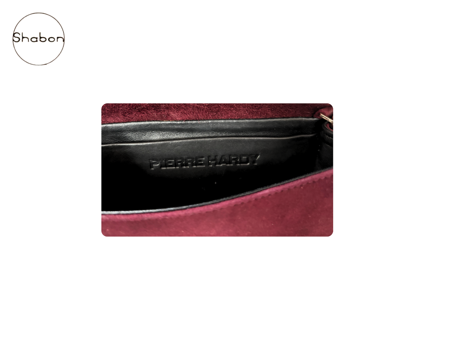 Pierre Hardy Suede Crossbody Bag – Multicolor