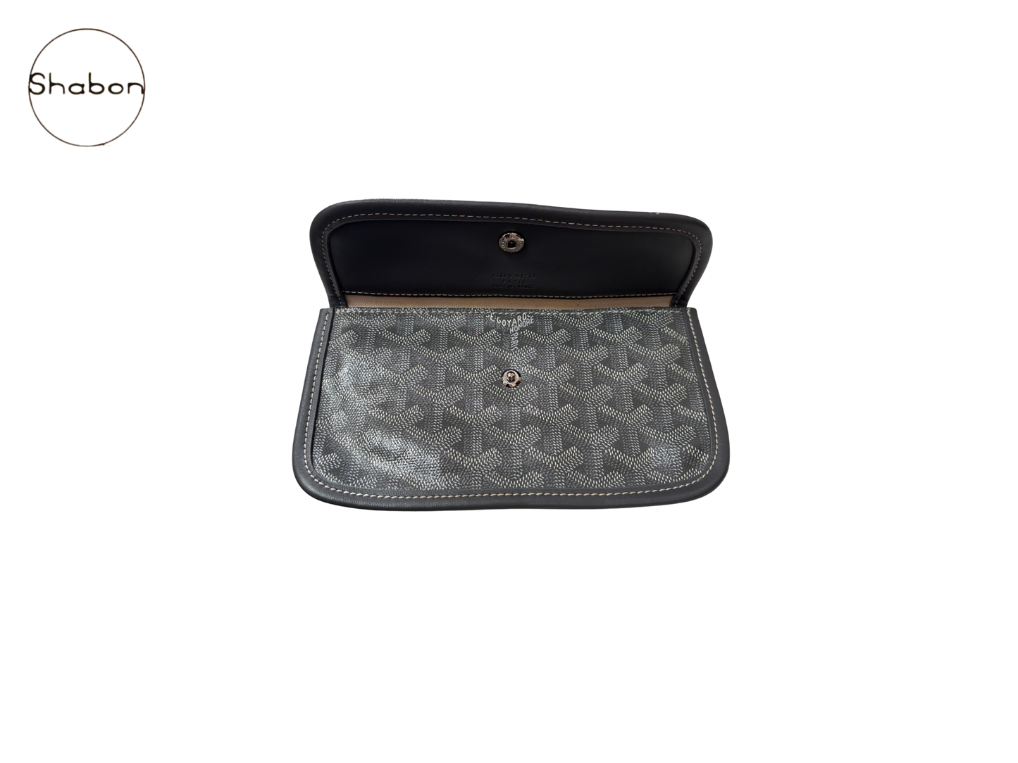 Goyard Grey Monogram Pouch
