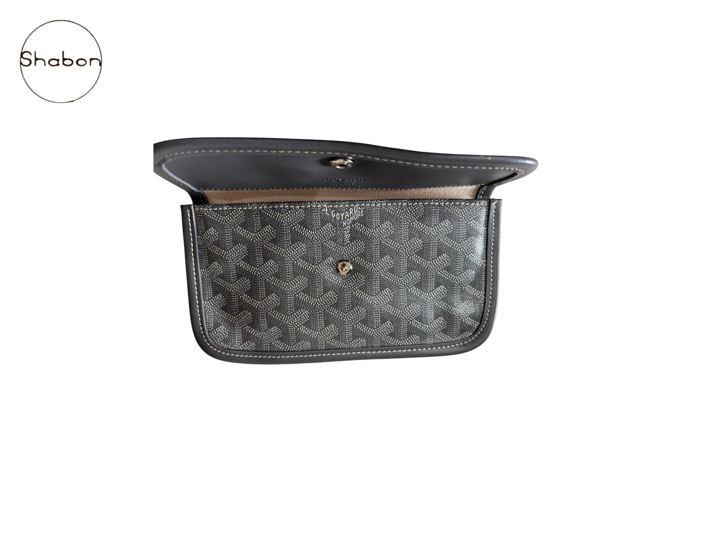 Goyard Grey Monogram Pouch