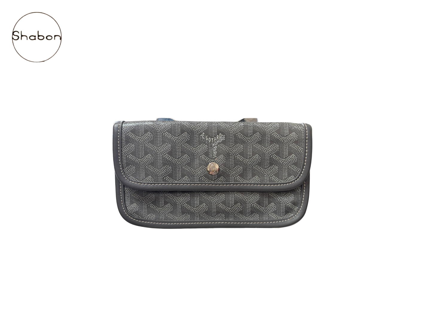 Goyard Grey Monogram Pouch