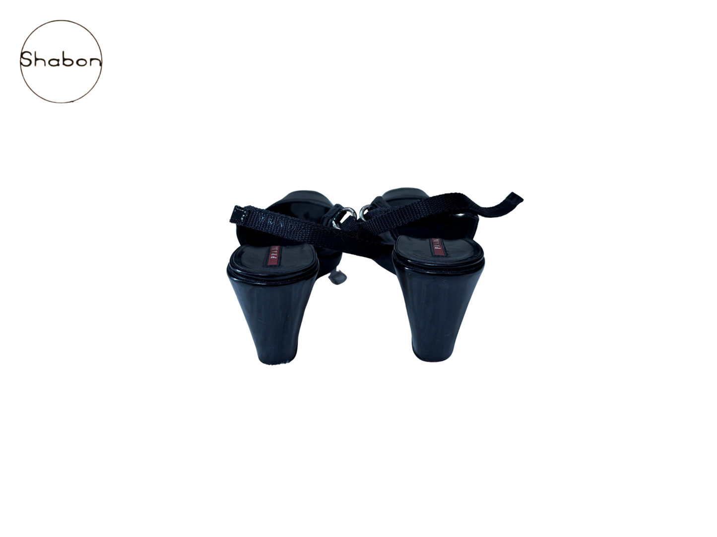Prada Patent Leather Slingback Wedges