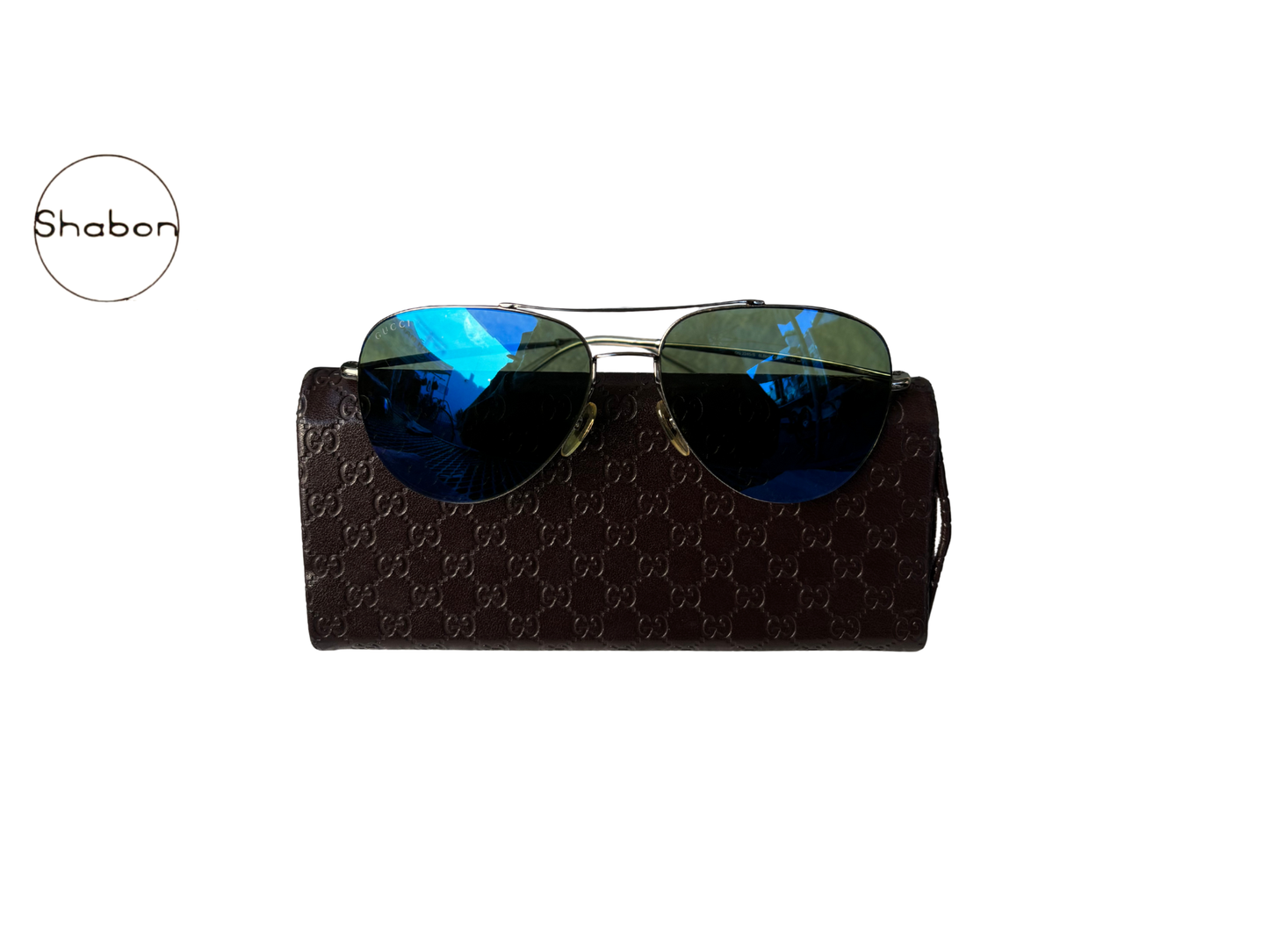 Gucci Classic Metal Aviator Sunglasses