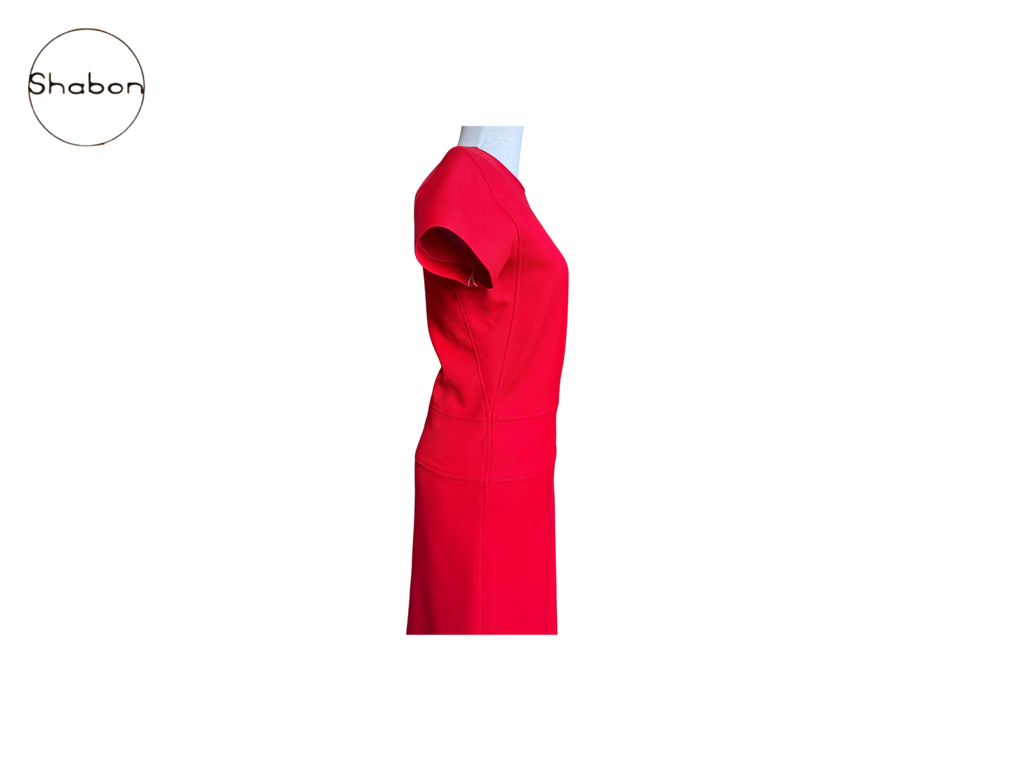 Vintage Courrèges Paris Red Short-Sleeve Dress