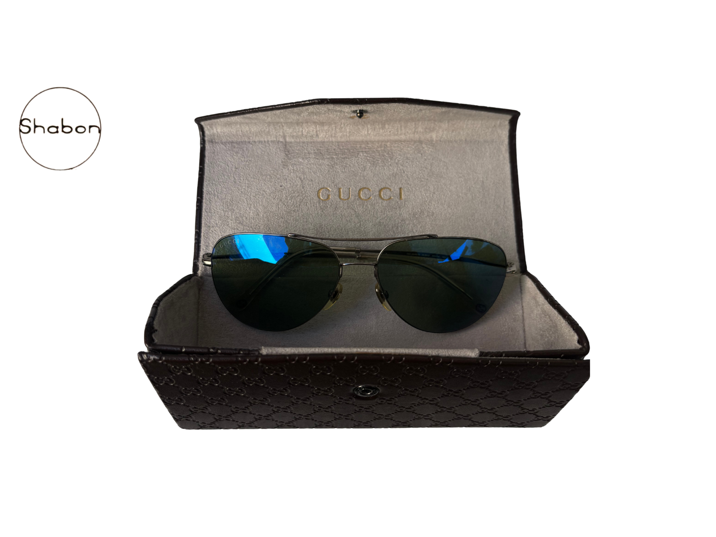 Gucci Classic Metal Aviator Sunglasses