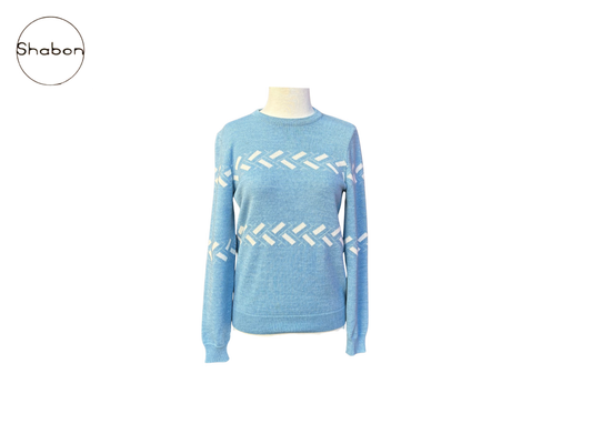 Courrèges Blue Knit Sweater