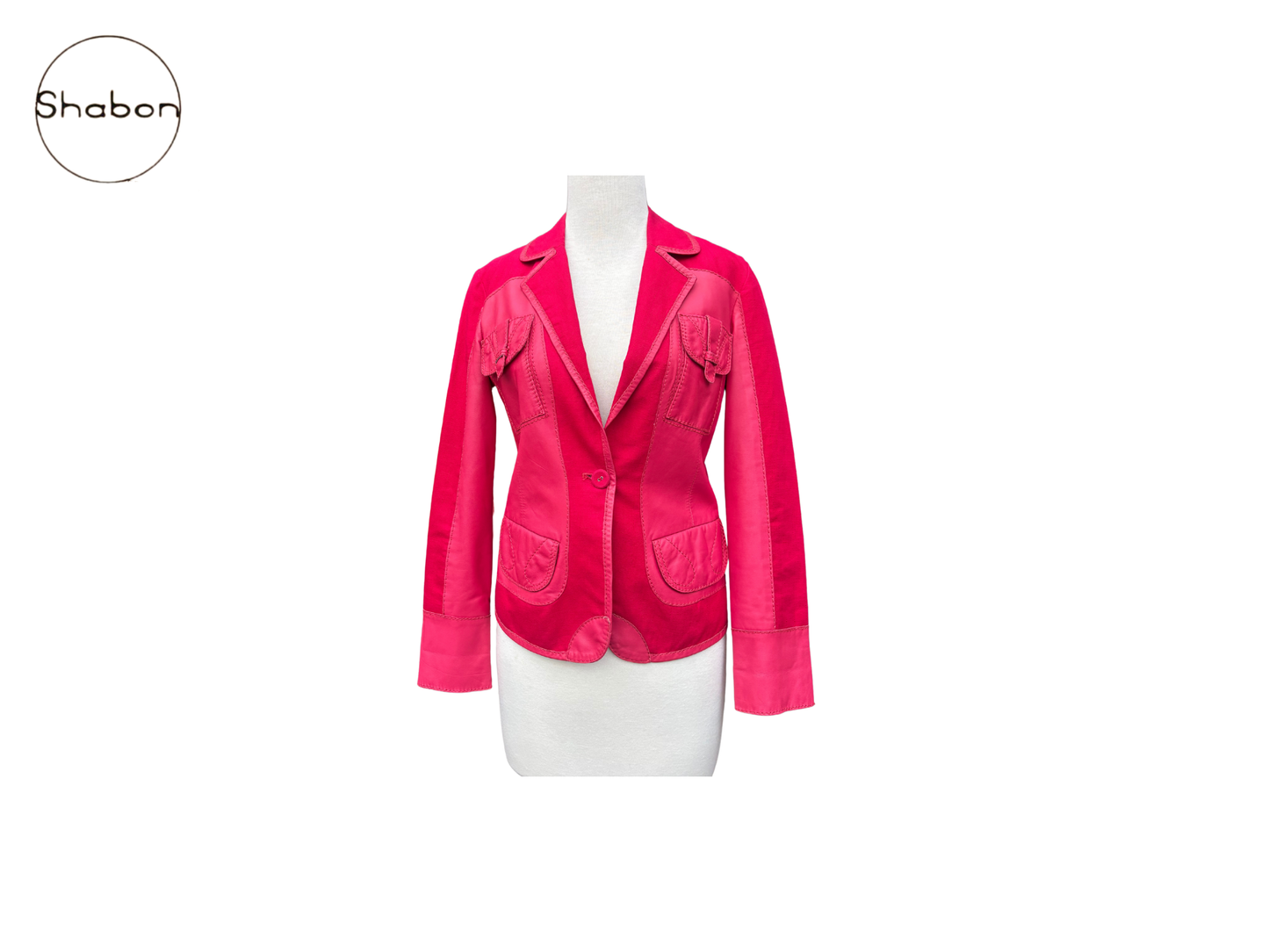 Kenzo Pink Panel Blazer