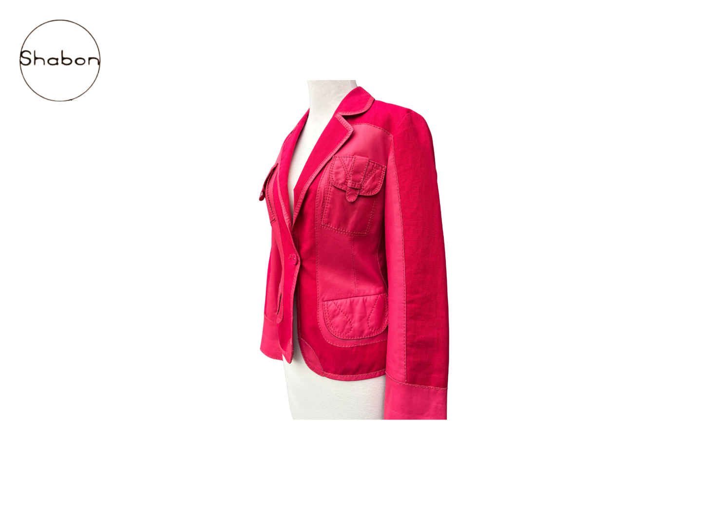 Kenzo Pink Panel Blazer