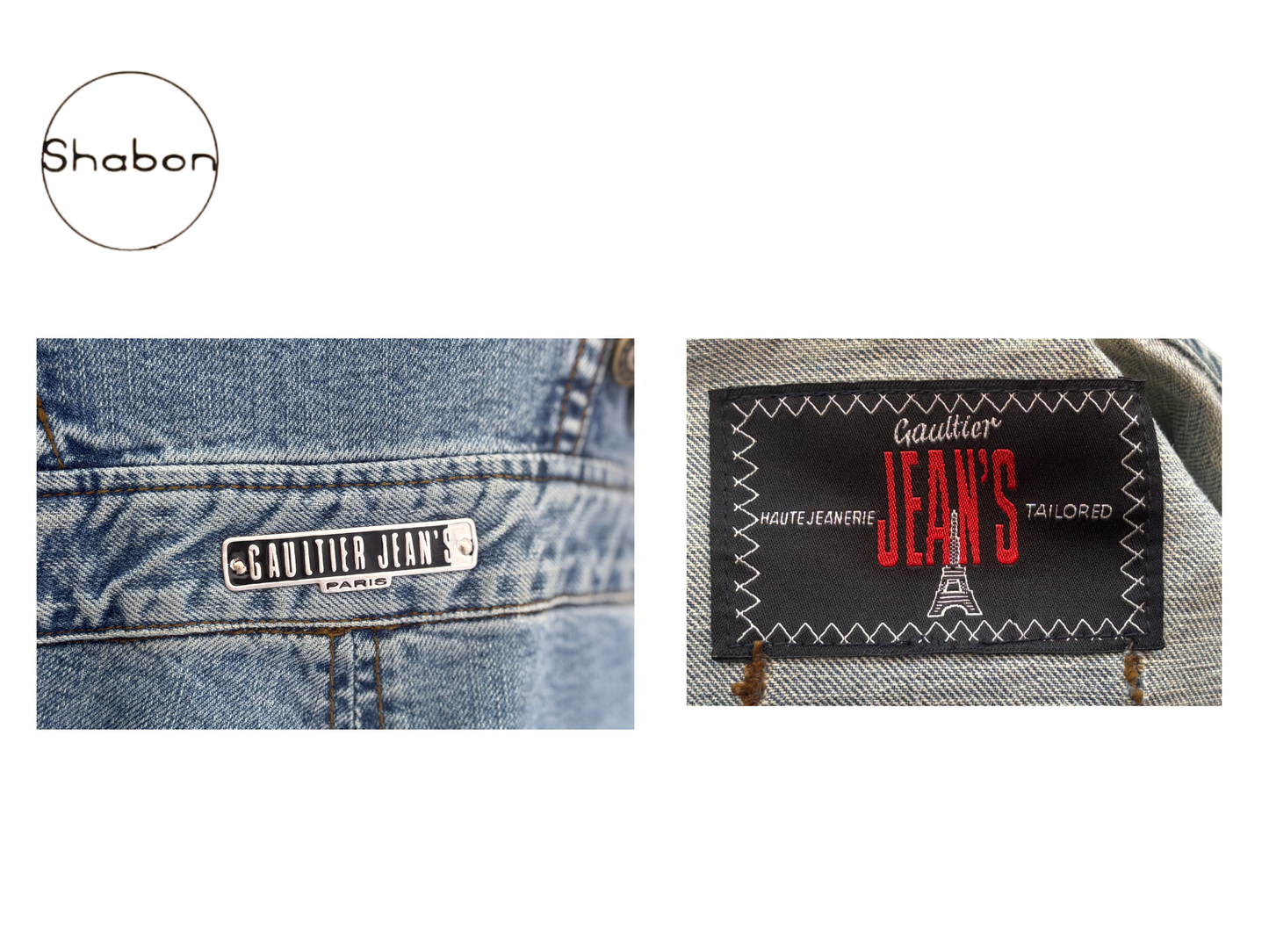 Gaultier Jeans Paris Denim Back Slit Dress