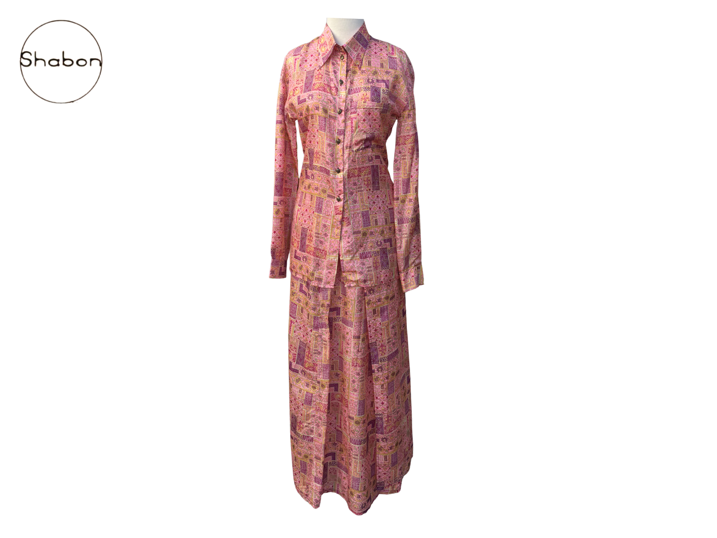 Vintage Isabel Marant 100% Silk Two-Piece Set