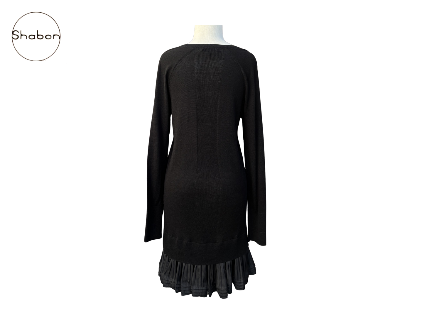 Halston Heritage Silk & Wool Knit Dress