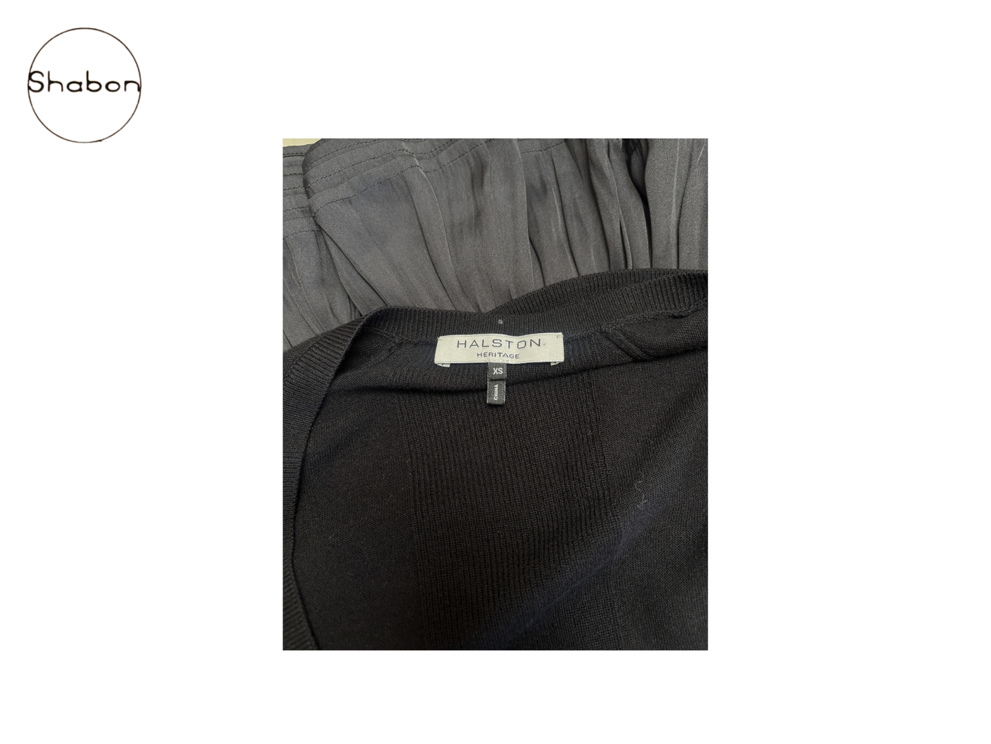 Halston Heritage Silk & Wool Knit Dress