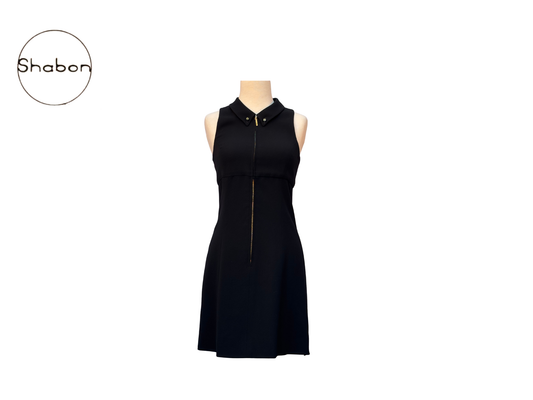 1995 Chanel Gabardine Zipper Dress