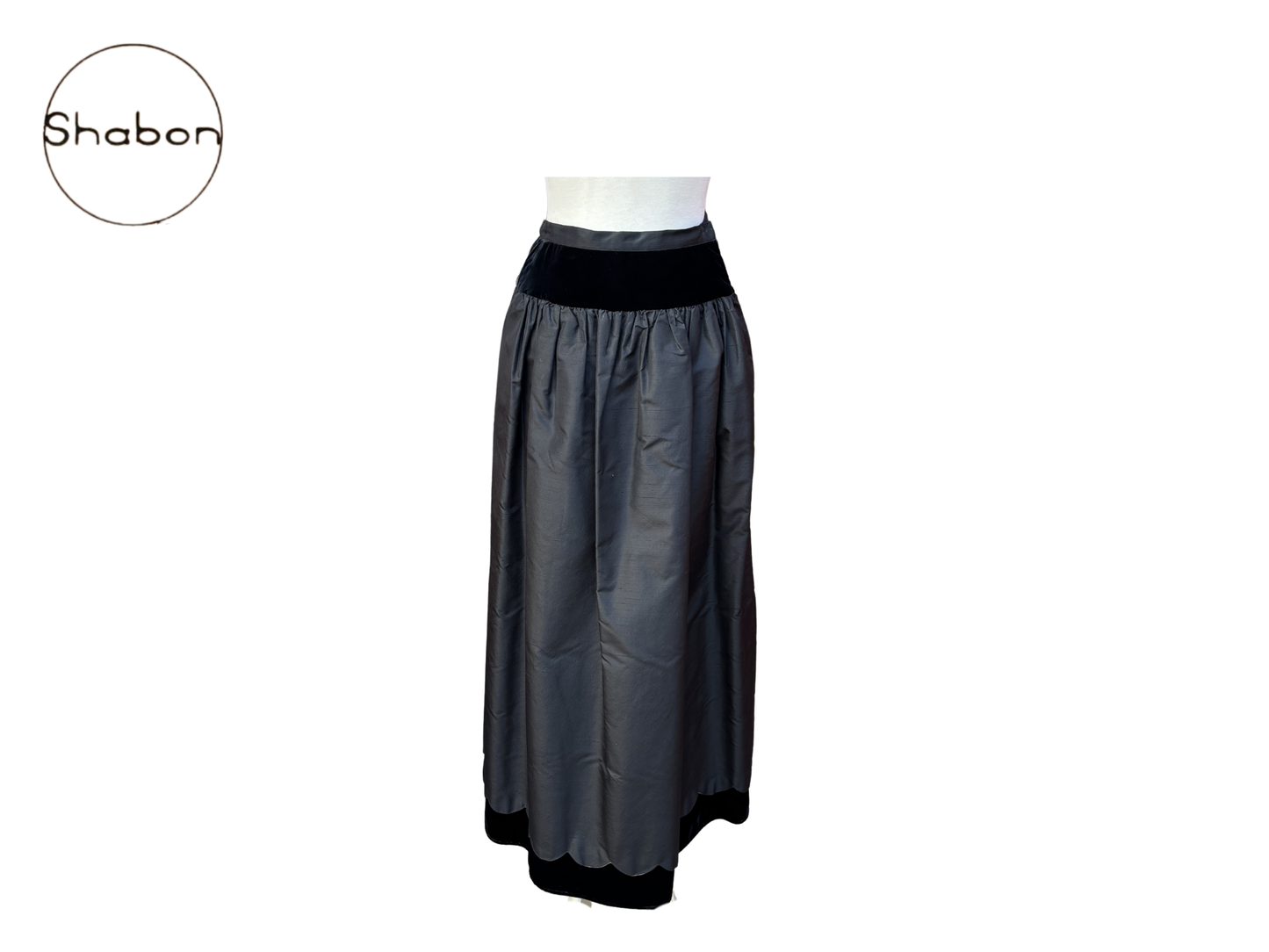 Valentino Boutique Black Two-Piece Skirt Set