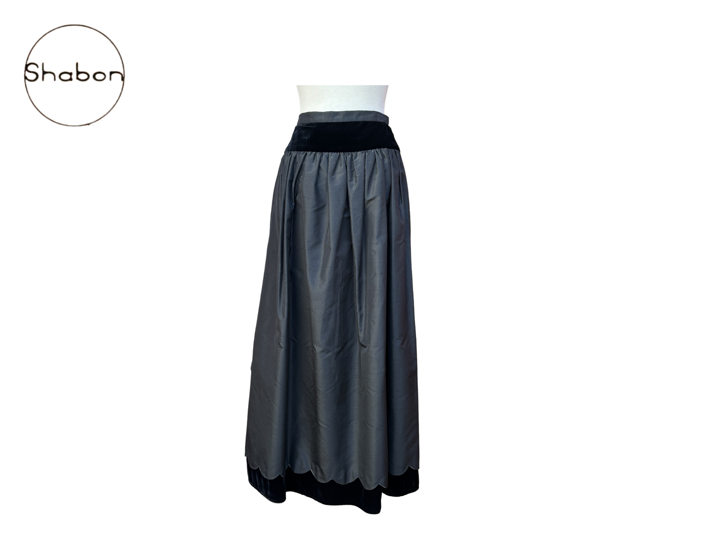 Valentino Boutique Black Two-Piece Skirt Set