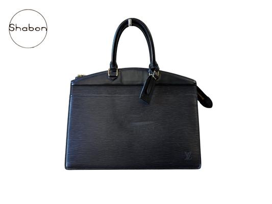 Louis Vuitton Vintage Epi Leather Top Handle Bag in Black