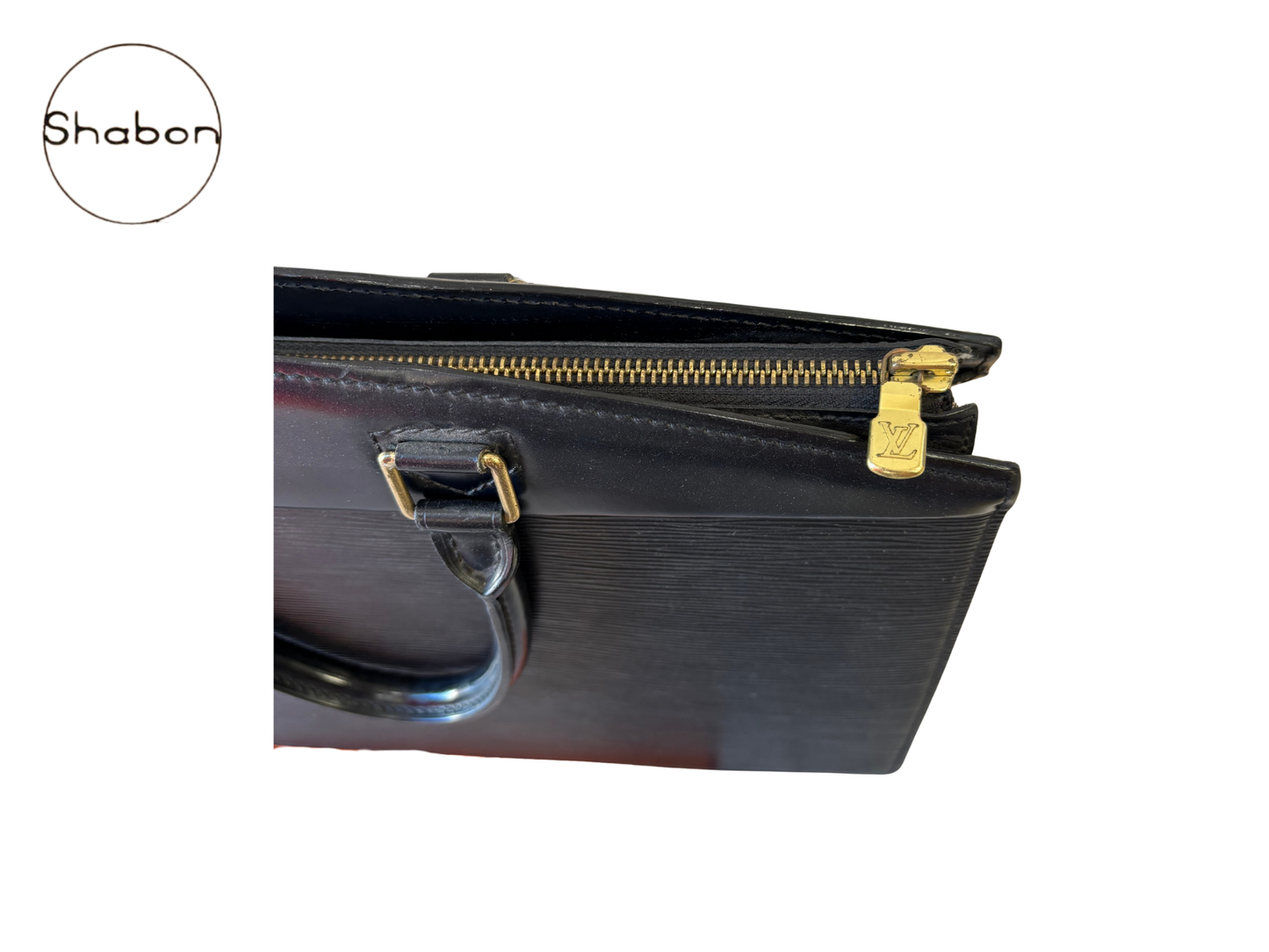 Louis Vuitton Vintage Epi Leather Top Handle Bag in Black