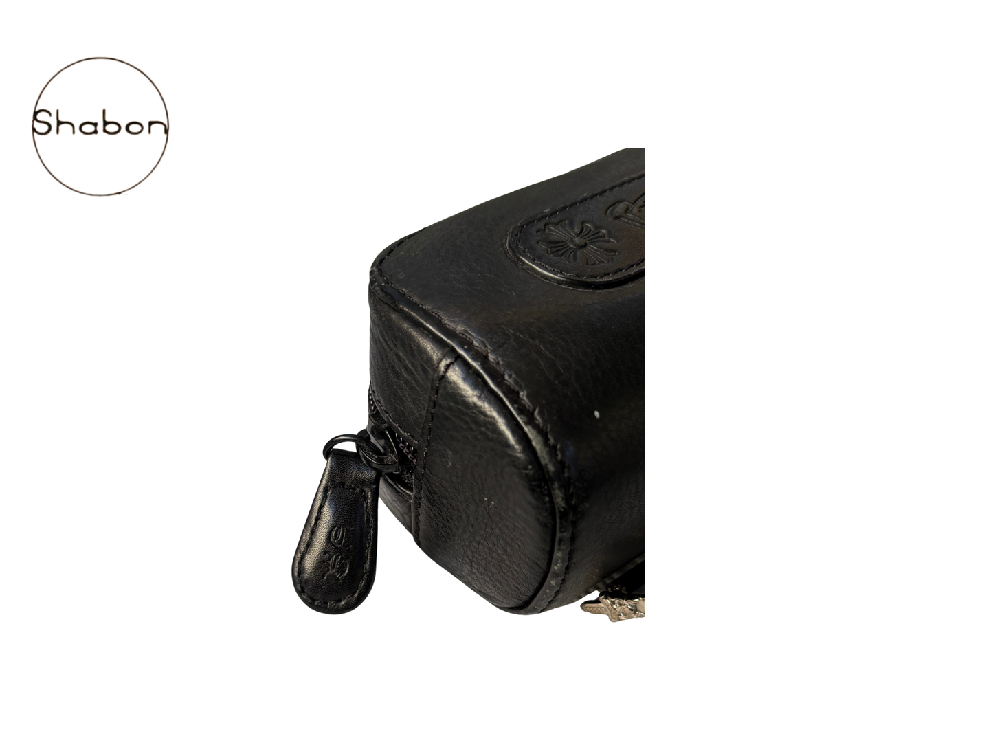 Chrome Hearts Sterling Silver Cross Aviator Sunglasses