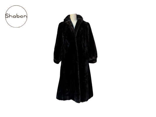 Vintage Emilio Pucci Black Fur Coat