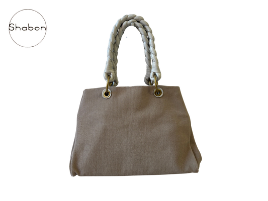 Bottega Veneta Vintage Canvas Cabat Tote