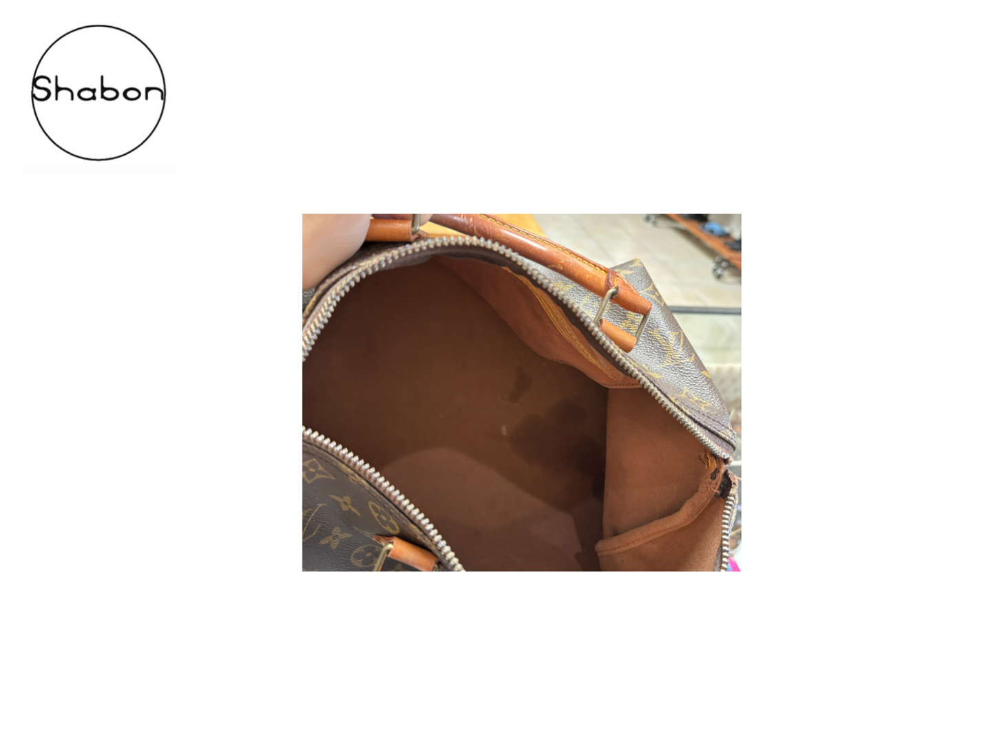 1985 Louis Vuitton Speedy 30 Monogram Canvas Handbag