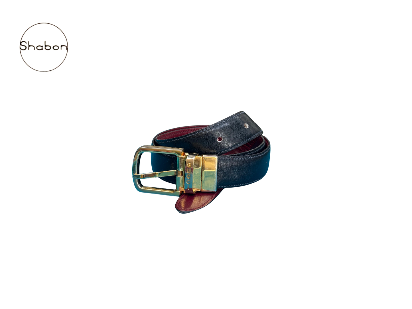 Gucci Vintage Reversible Leather Belt