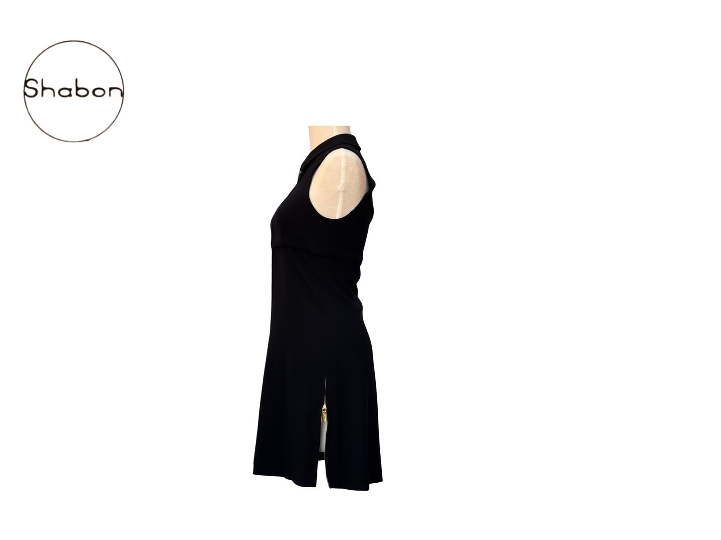 1995 Chanel Gabardine Zipper Dress